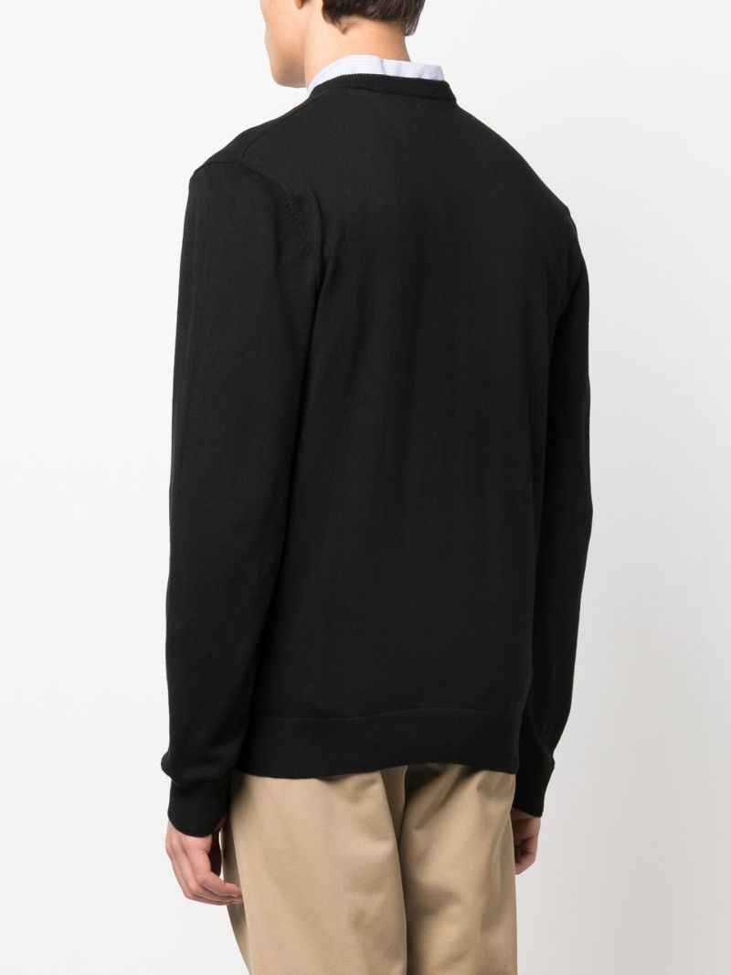 Black Madison Crew Neck Sweatshirt