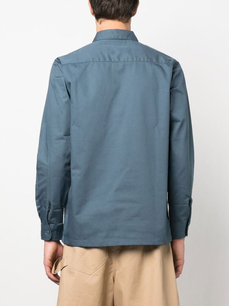 Blue Master Logo Patch Shirt