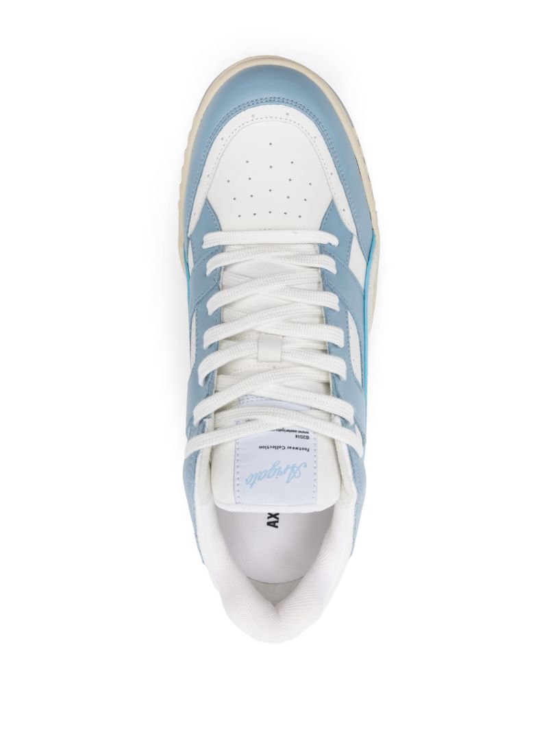 Blue Lace Up Sneakers