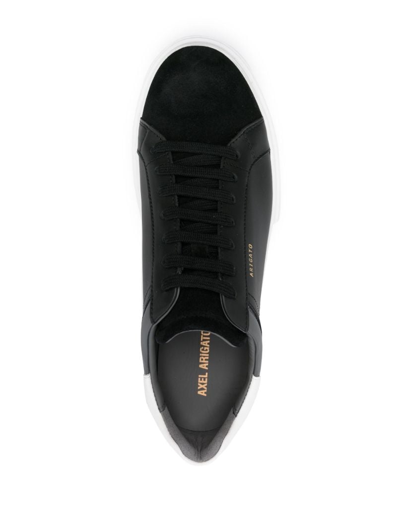Black Atlas Leather Low-top Sneakers
