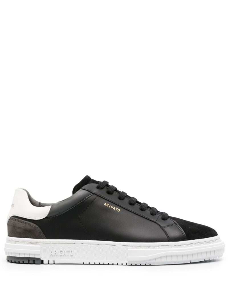 Black Atlas Leather Low-top Sneakers