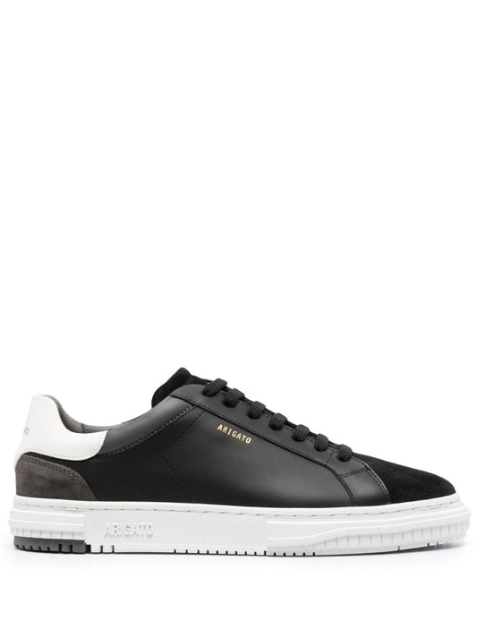 Black Atlas Leather Low-top Sneakers