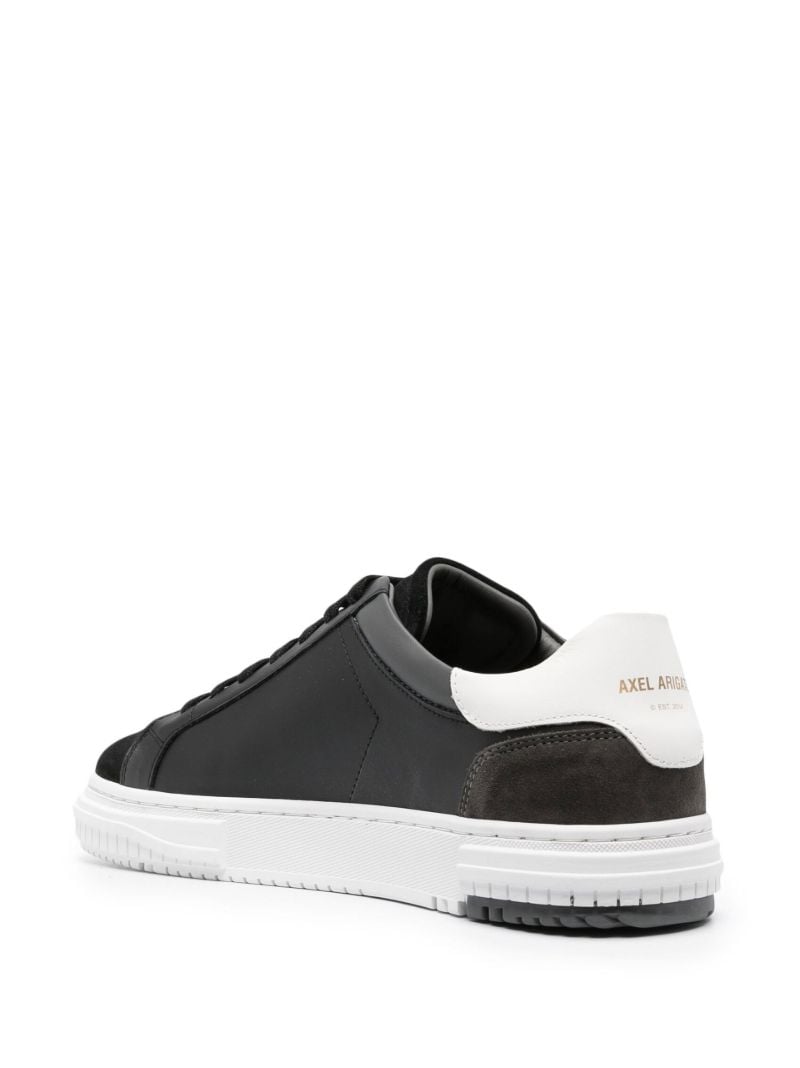 Black Atlas Leather Low-top Sneakers
