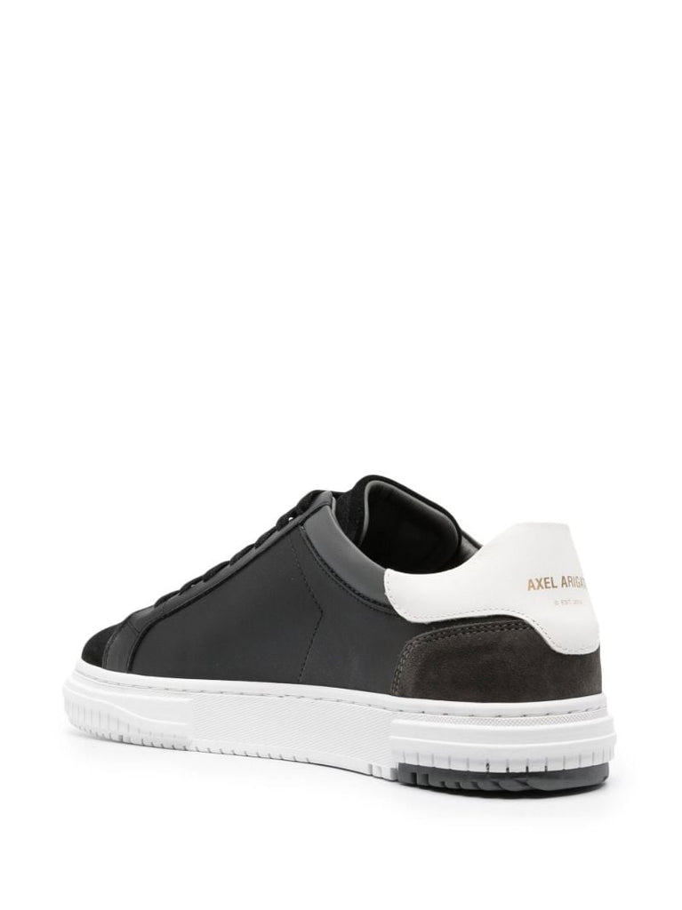 Black Atlas Leather Low-top Sneakers