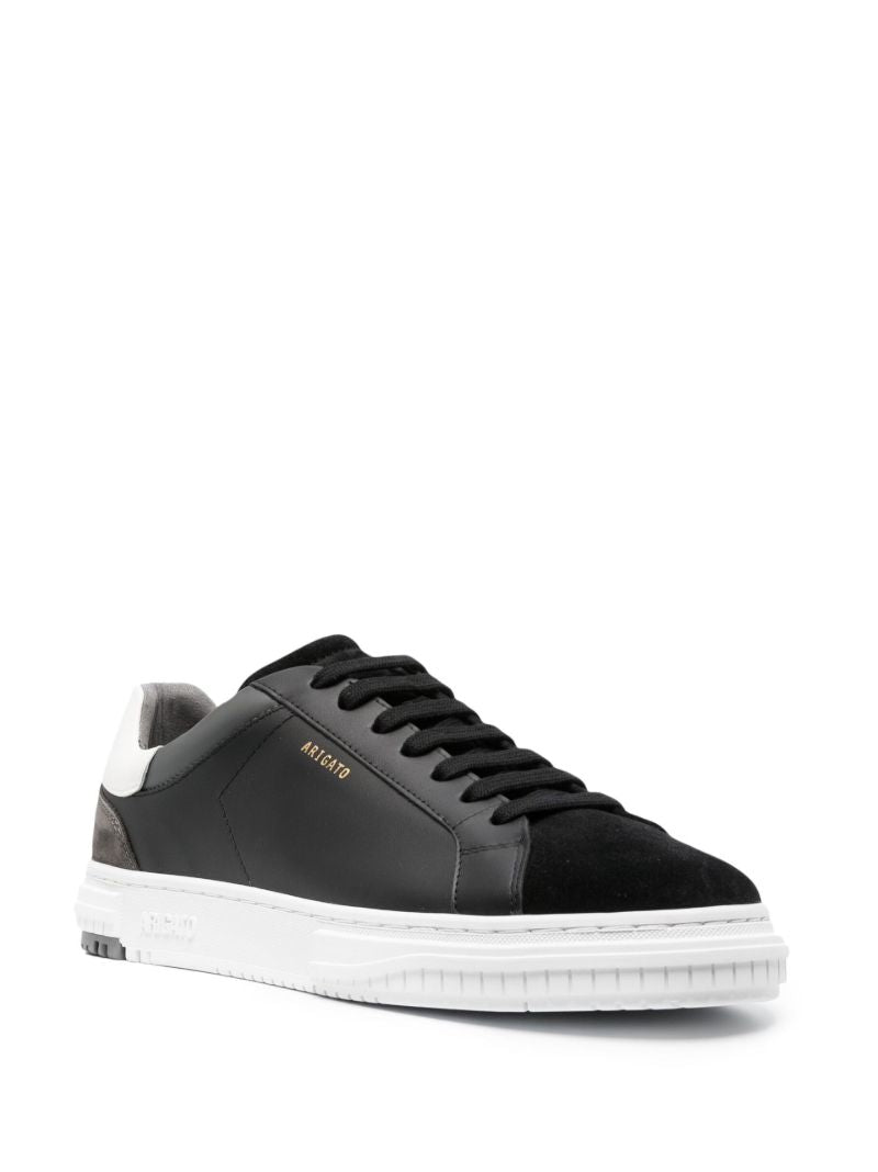 Black Atlas Leather Low-top Sneakers