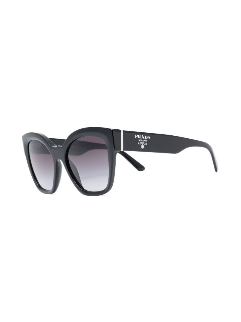 Black Oversized Butterfly Frame Sunglasses