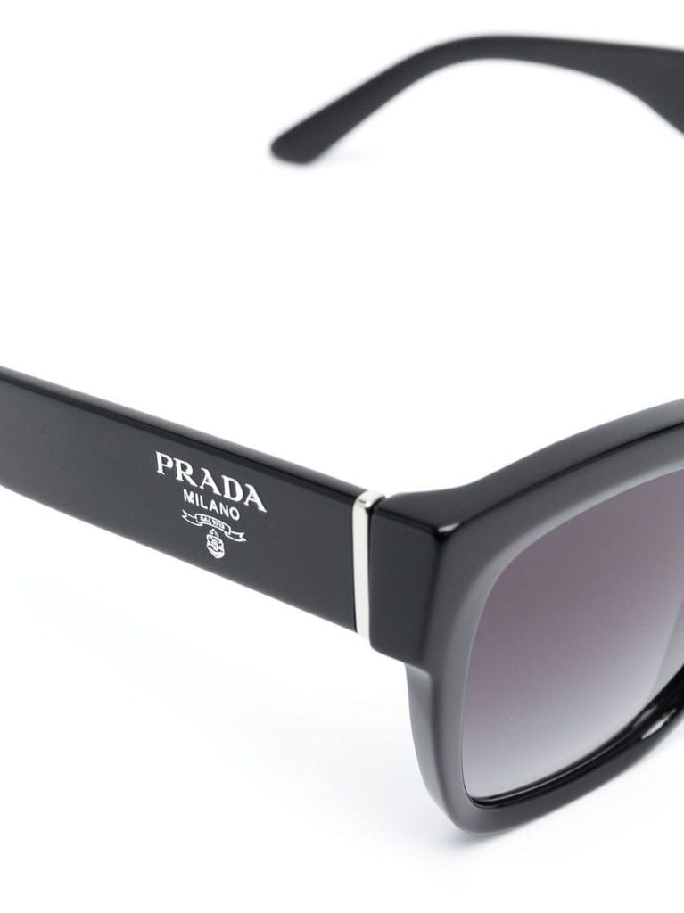 Black Oversized Butterfly Frame Sunglasses
