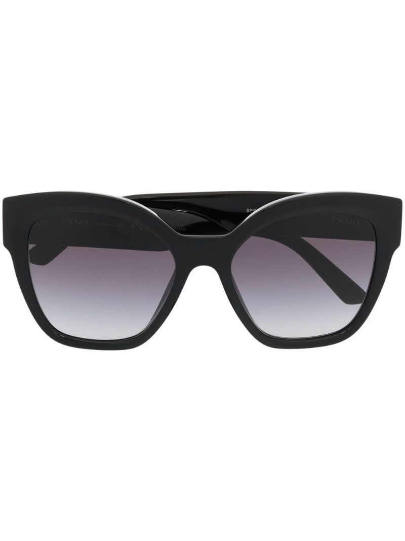 Black Oversized Butterfly Frame Sunglasses