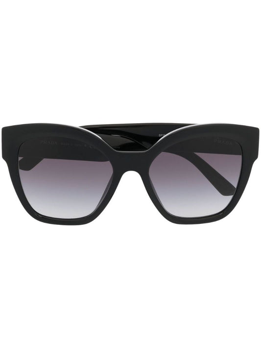 Black Oversized Butterfly Frame Sunglasses