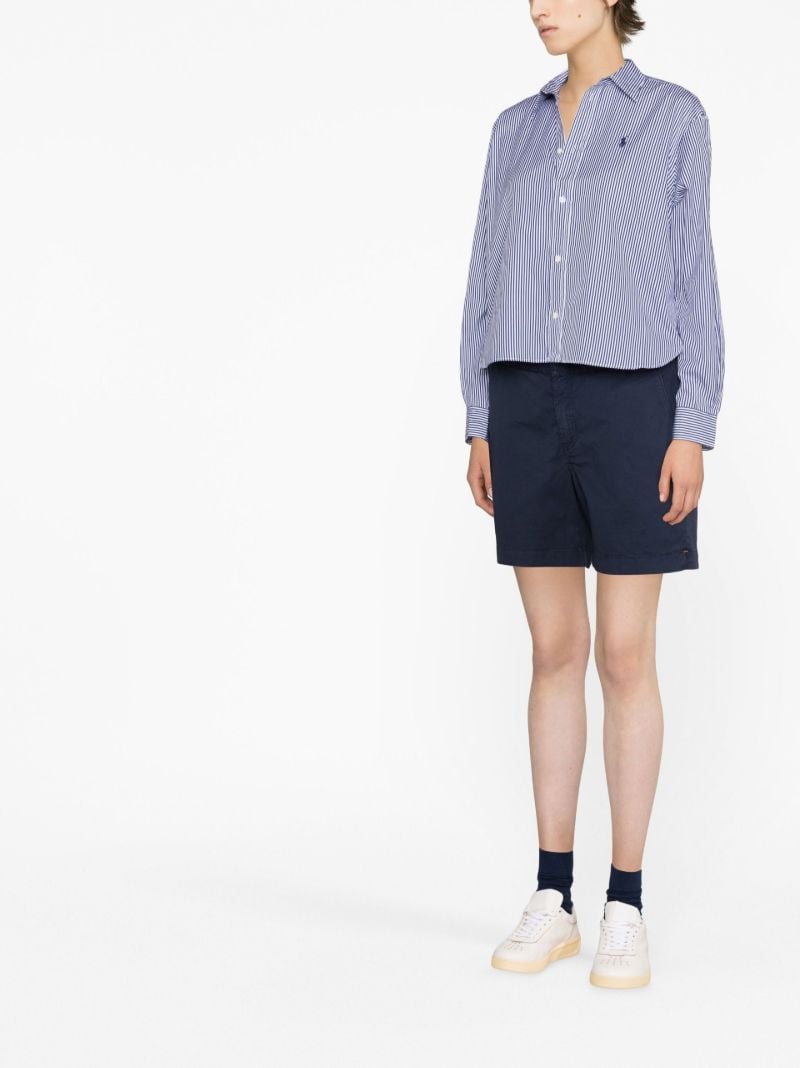 Blue Striped Long Sleeve Shirt