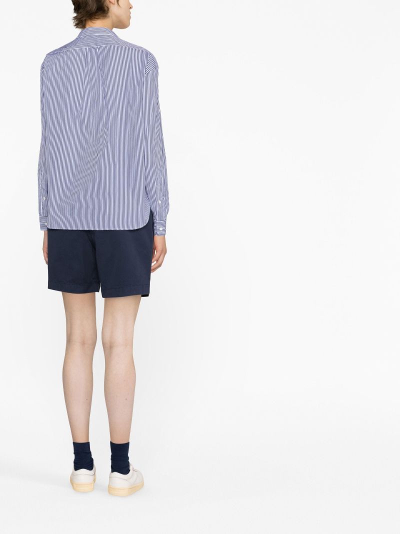Blue Striped Long Sleeve Shirt