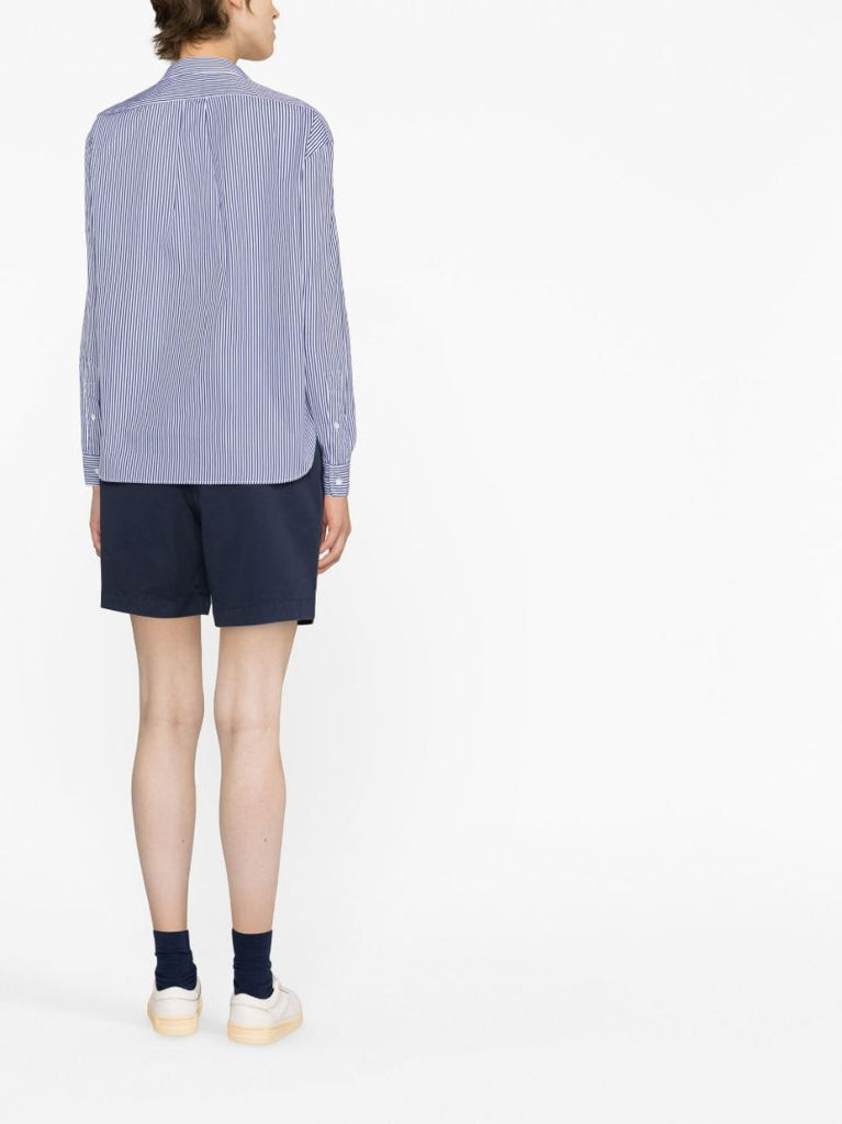 Blue Striped Long Sleeve Shirt