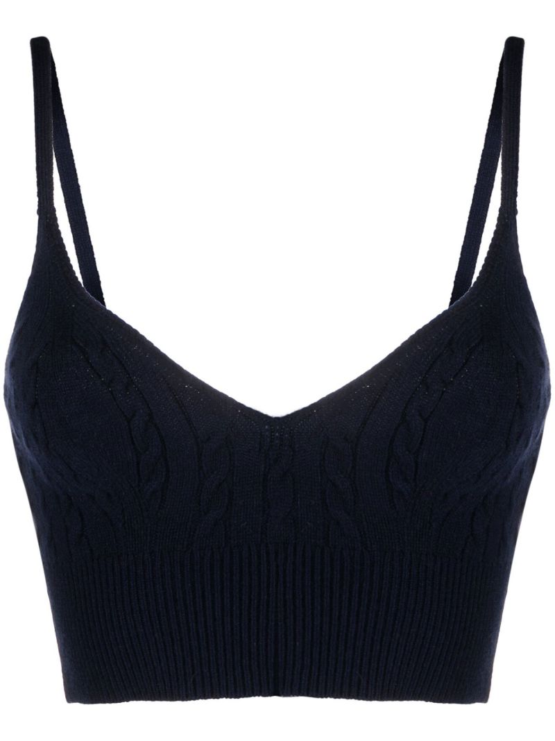 Blue Bralette Top