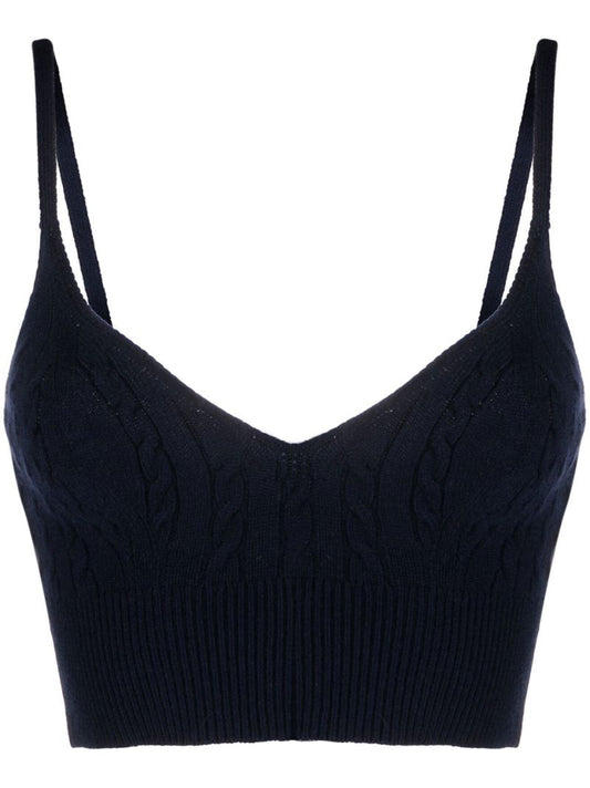 Blue Bralette Top