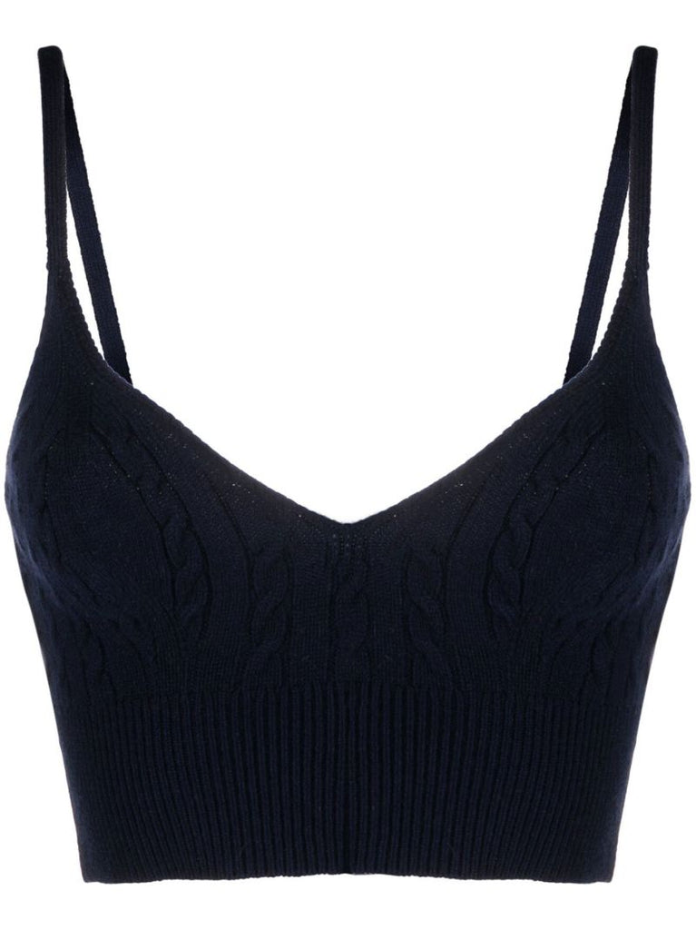 Blue Bralette Top