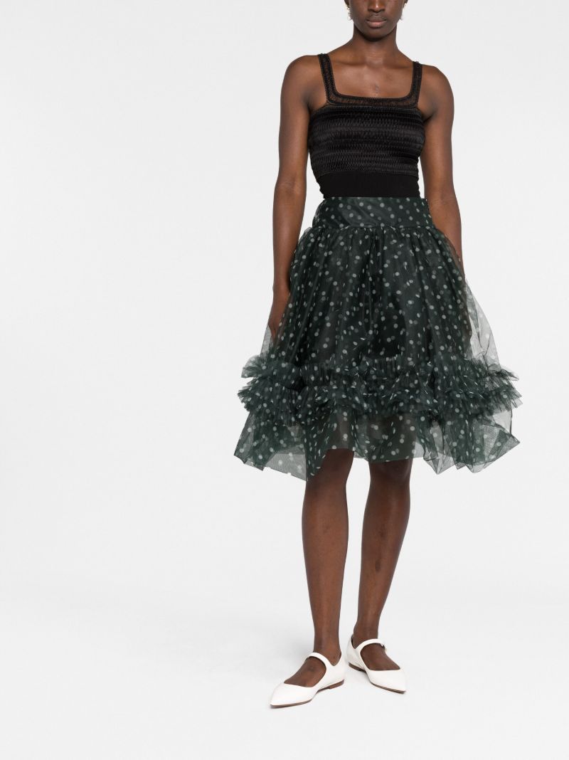 Bonnie Polka Dot Print Tulle Skirt