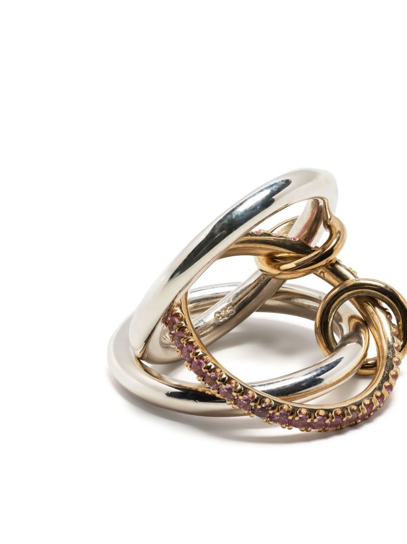 Sterling Silver Libra Petite Sapphire Ring