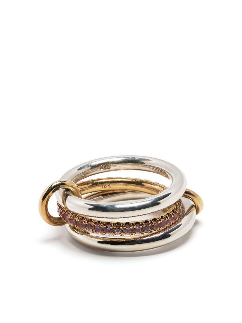 Sterling Silver Libra Petite Sapphire Ring