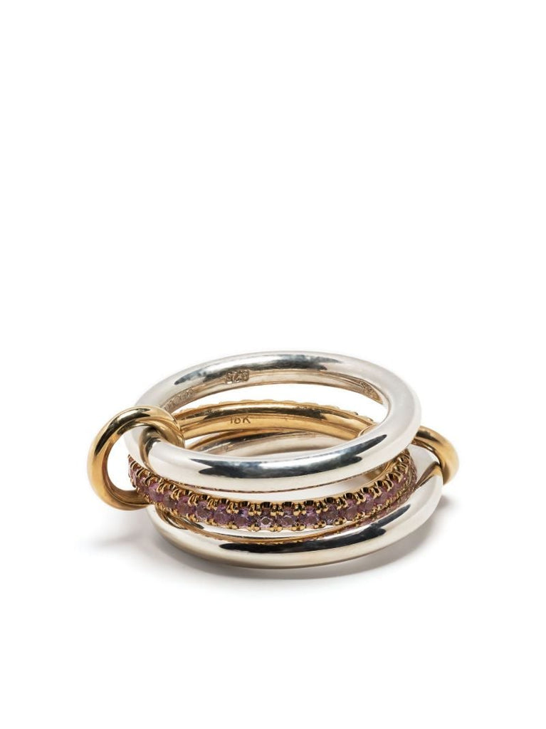 Sterling Silver Libra Petite Sapphire Ring