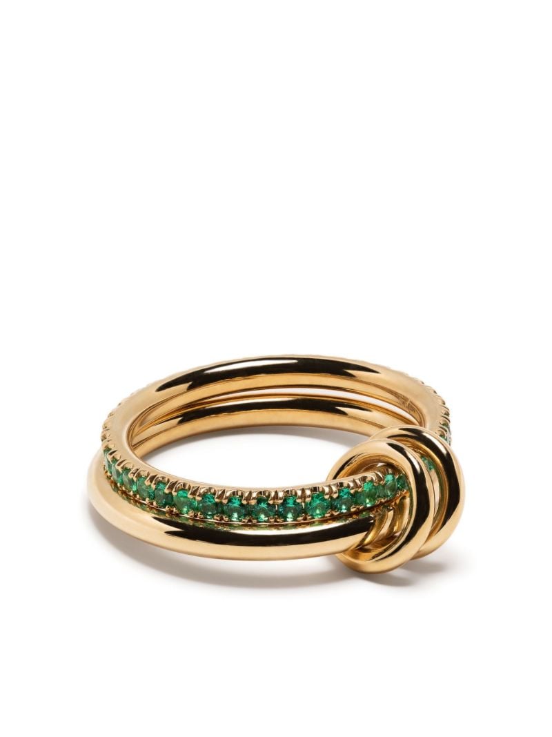 18k Yellow Gold Ceres Emerald Ring