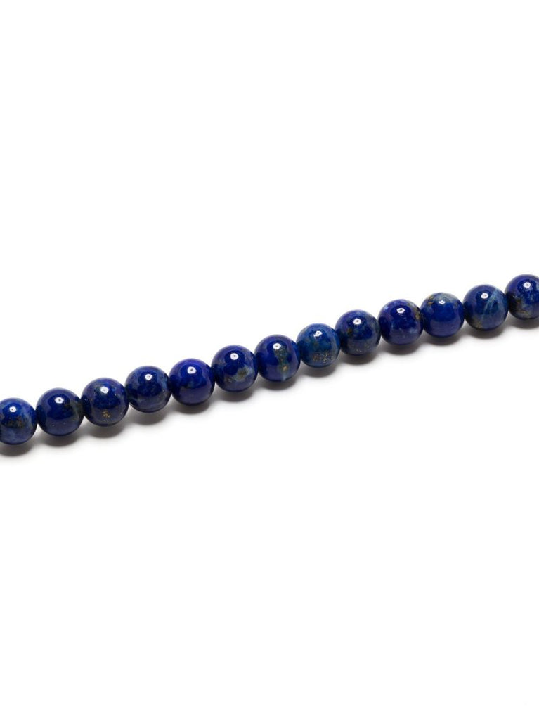 14k Yellow Gold Lapis Beaded Bracelet