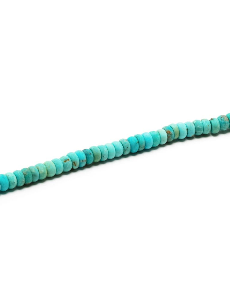 14k Yellow Gold Turquoise Beaded Bracelet