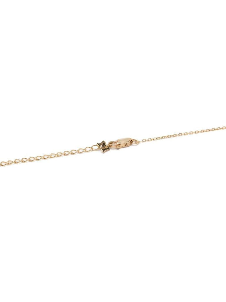 14k Yellow Gold Onyx Bar Necklace