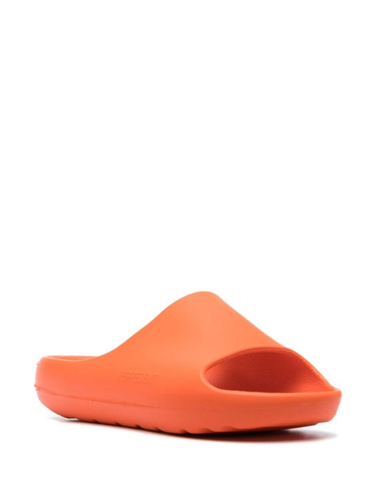 Orange Logo Embossed Slides
