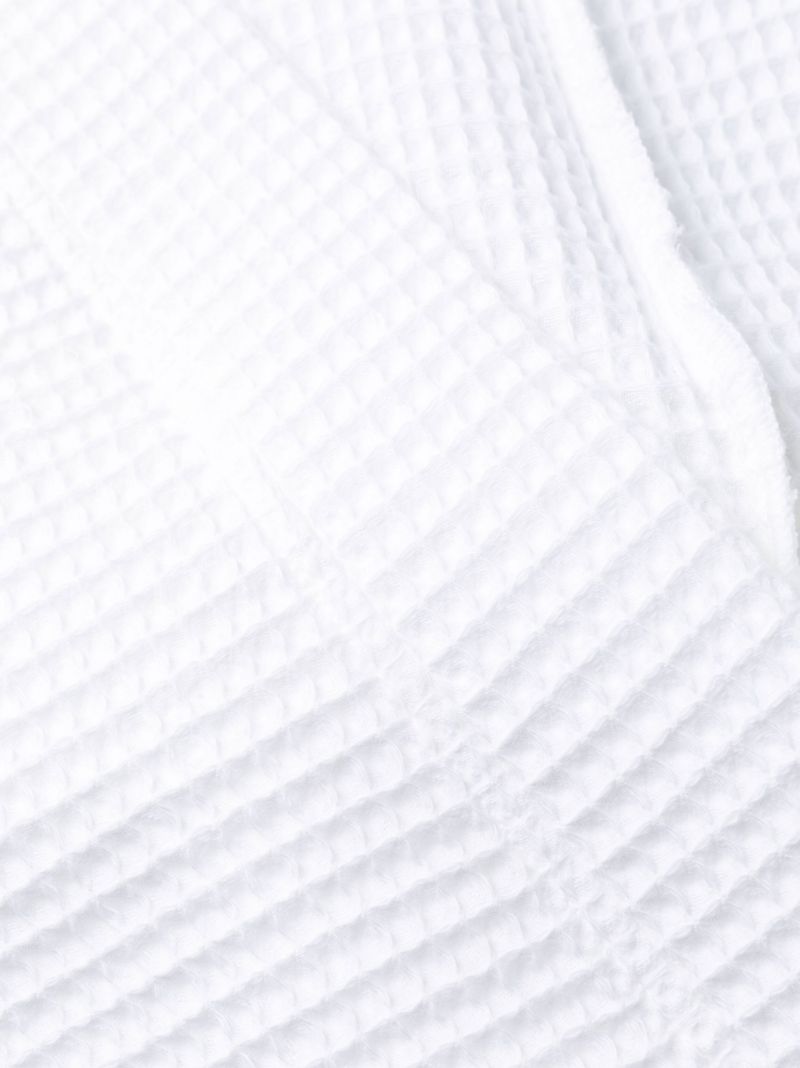 White Waffle Cotton Bathrobe
