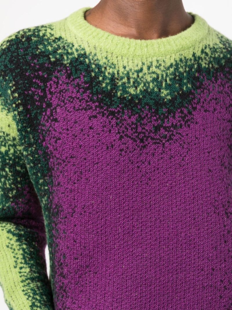 Purple Gradient Sweater