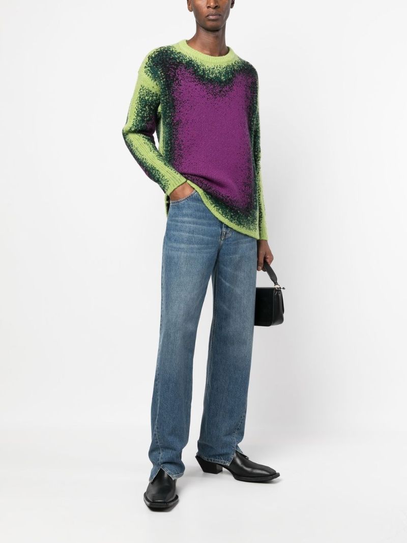 Purple Gradient Sweater