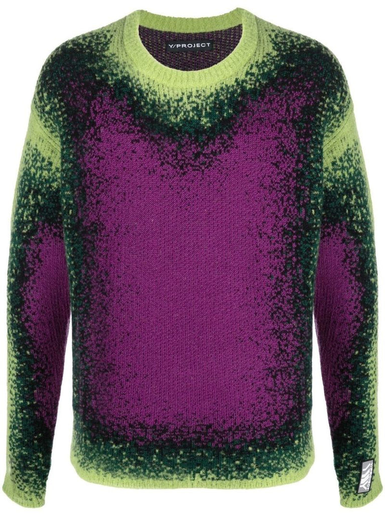 Purple Gradient Sweater