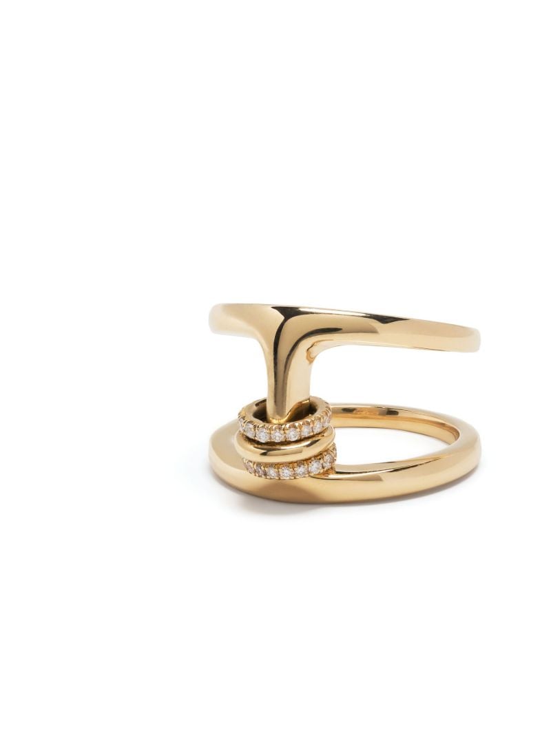 X Hoorsenbuhs 18k Yellow Gold Phantom Diamond Ring