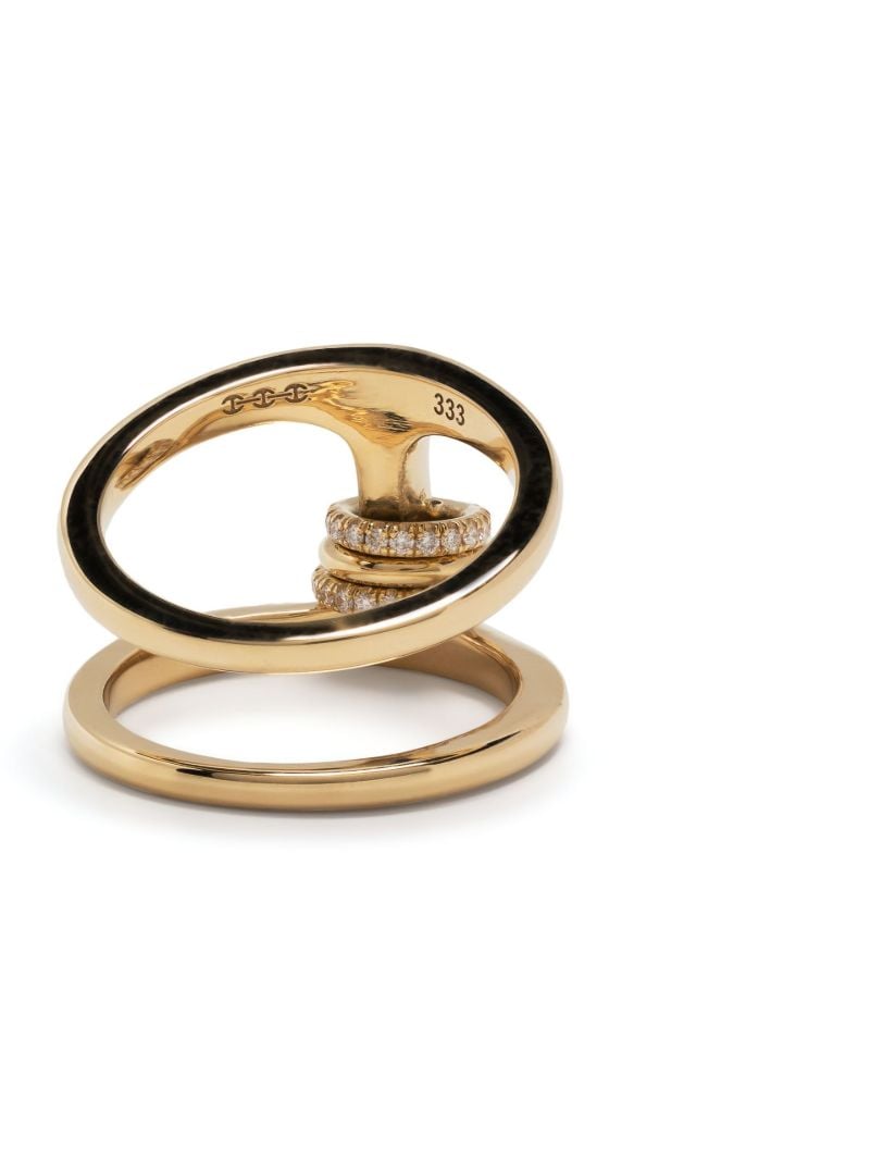 X Hoorsenbuhs 18k Yellow Gold Phantom Diamond Ring