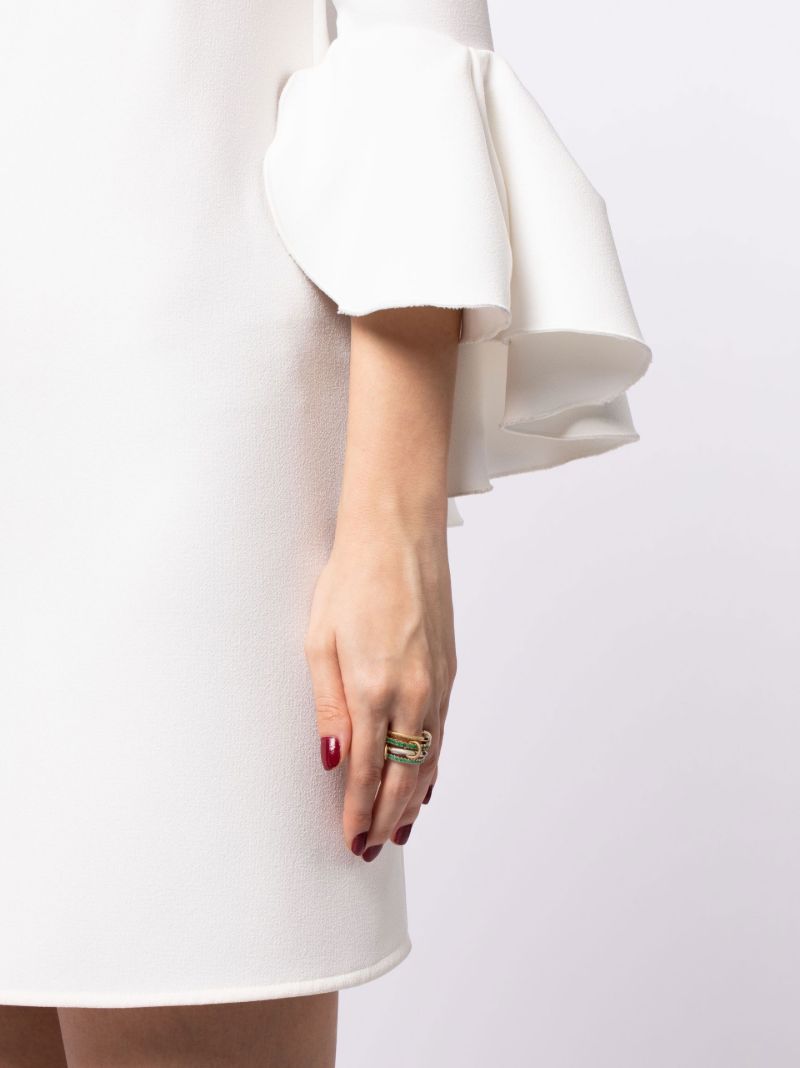 18k Yellow Gold Halley Emerald Ring