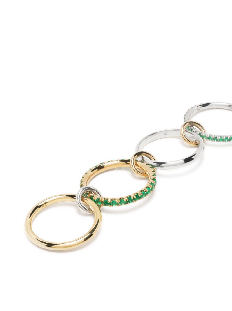 18k Yellow Gold Halley Emerald Ring