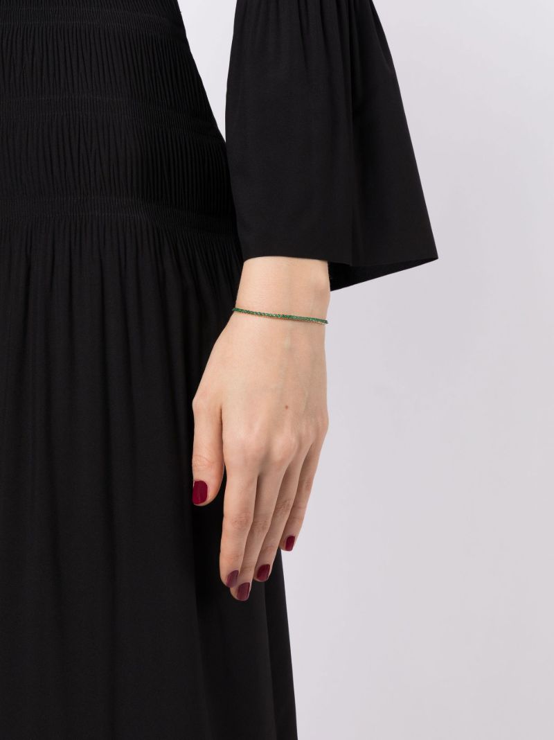 18k Yellow Gold Emerald Bracelet