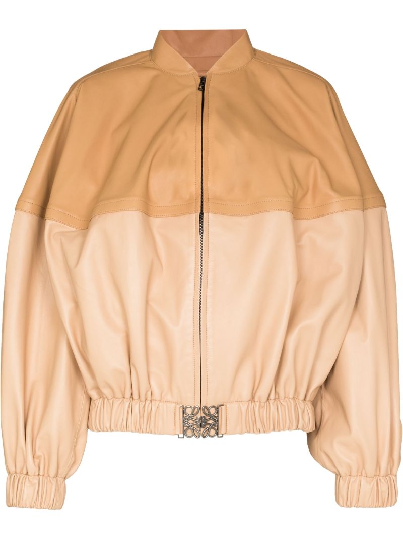 Leather Bomber Jacket