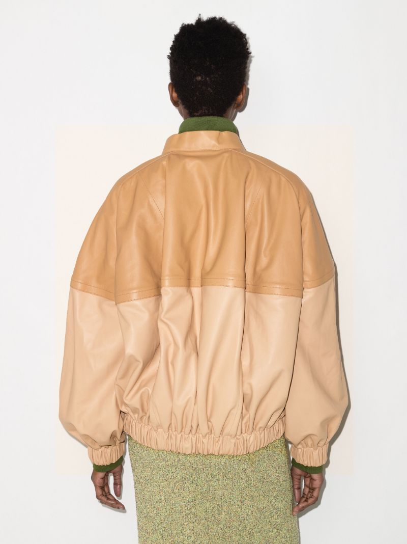 Leather Bomber Jacket