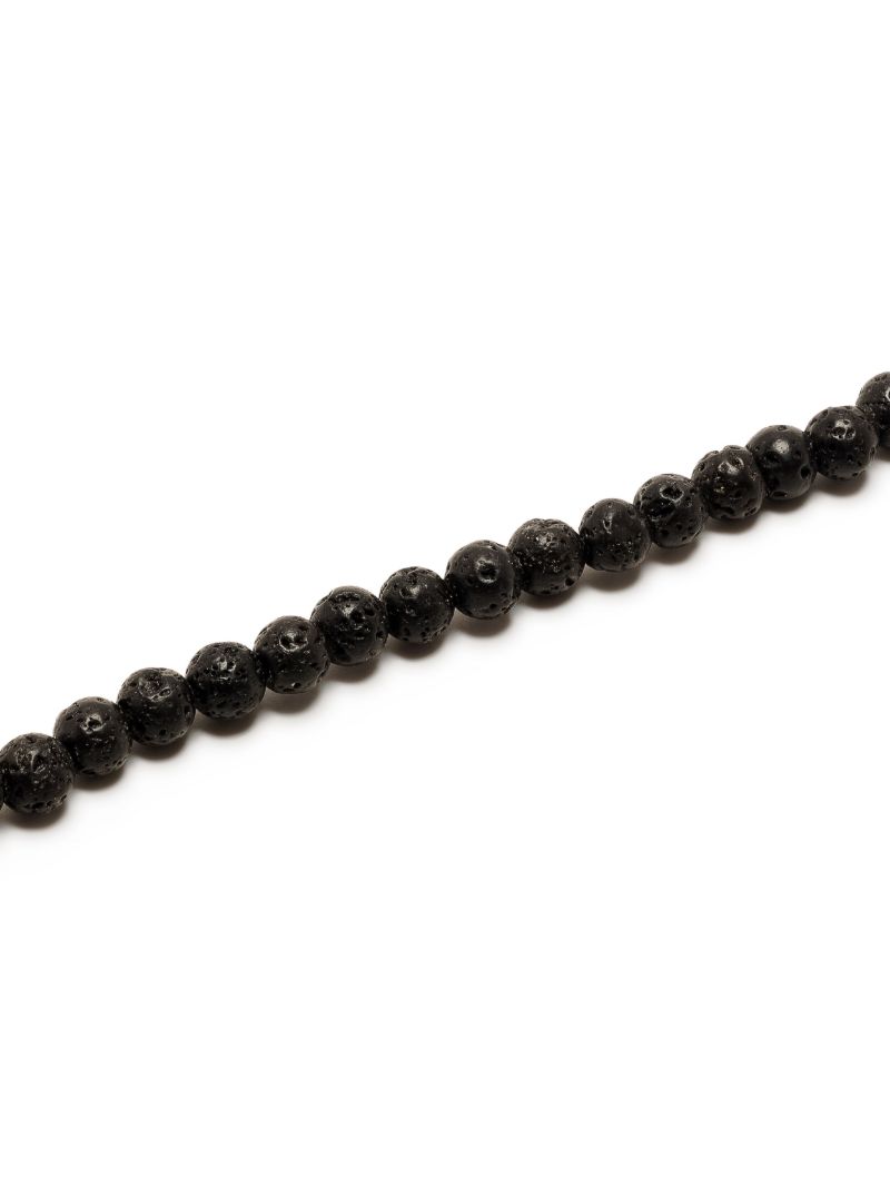 14k Yellow Gold Lava Bead Bracelet