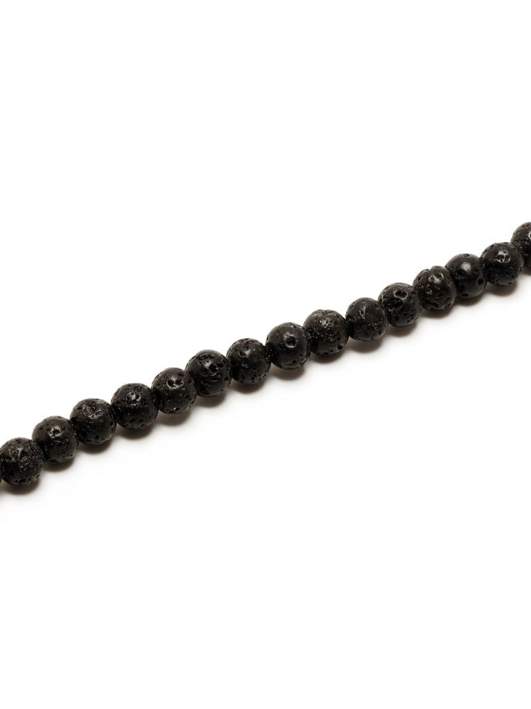 14k Yellow Gold Lava Bead Bracelet