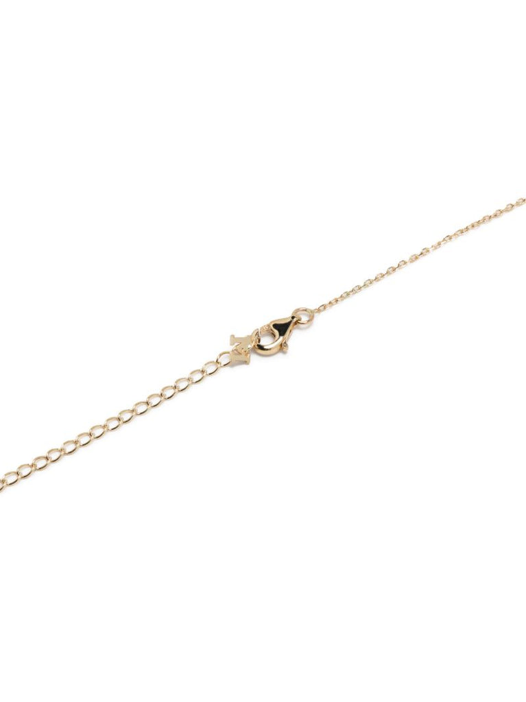 14k Yellow Gold Screw Pendant Necklace