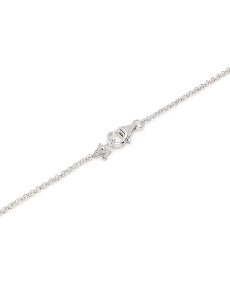Sterling Silver Onyx Pentagon Necklace
