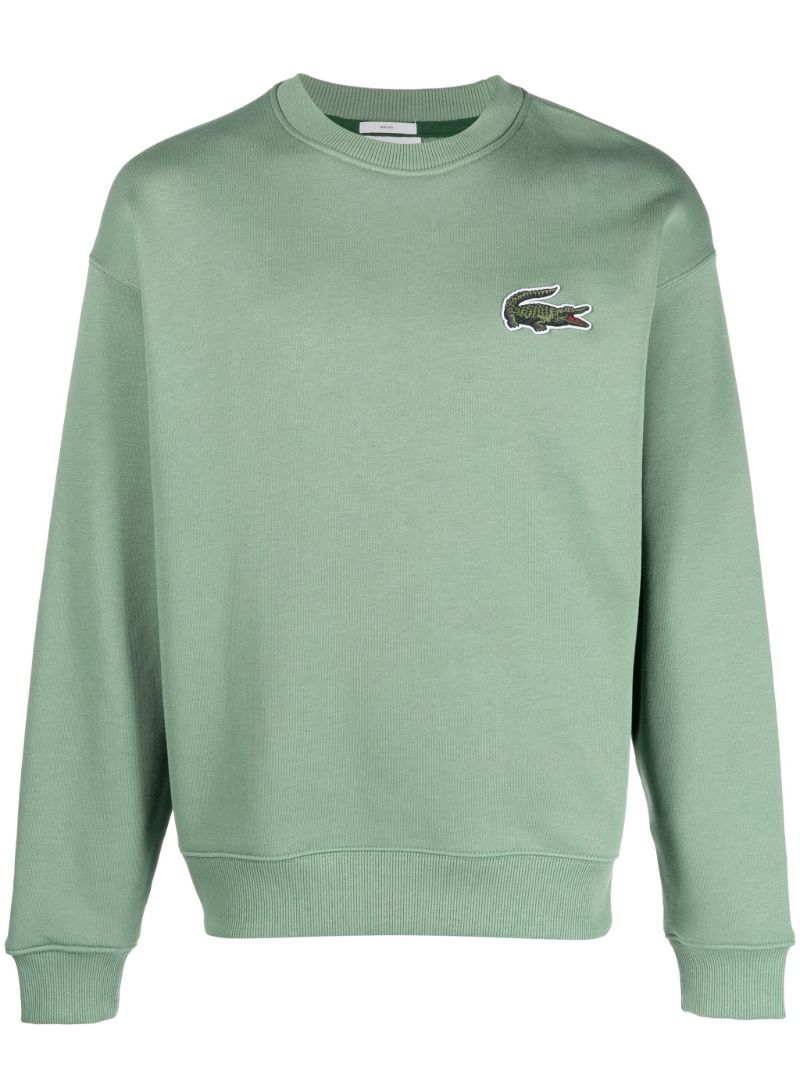Green Logo Patch Sweatshirt