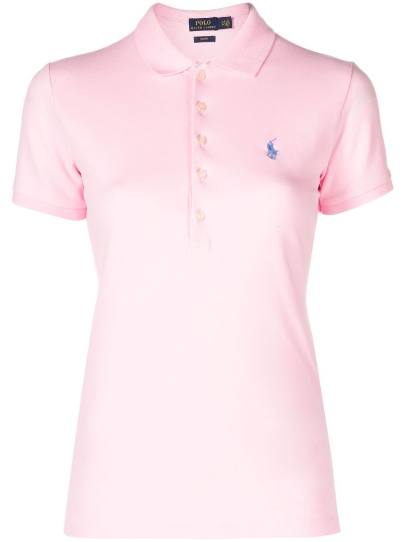 Pink Julie Slim Polo Shirt