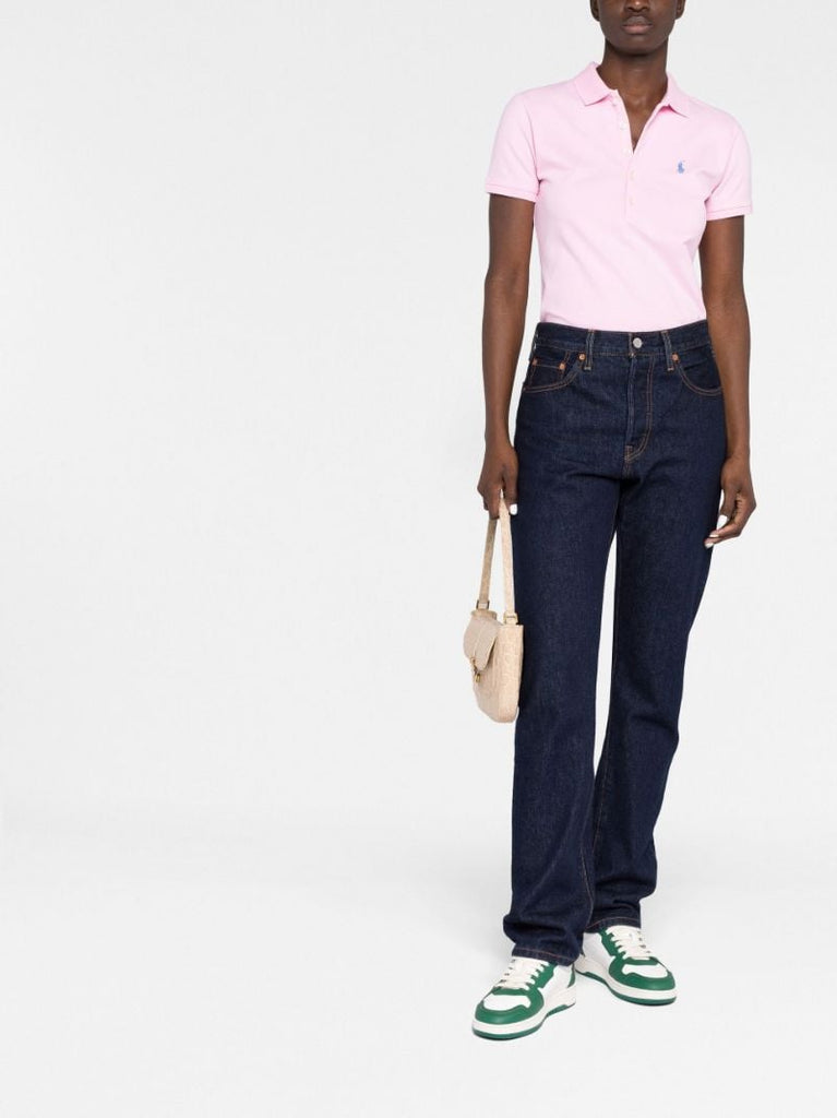 Pink Julie Slim Polo Shirt