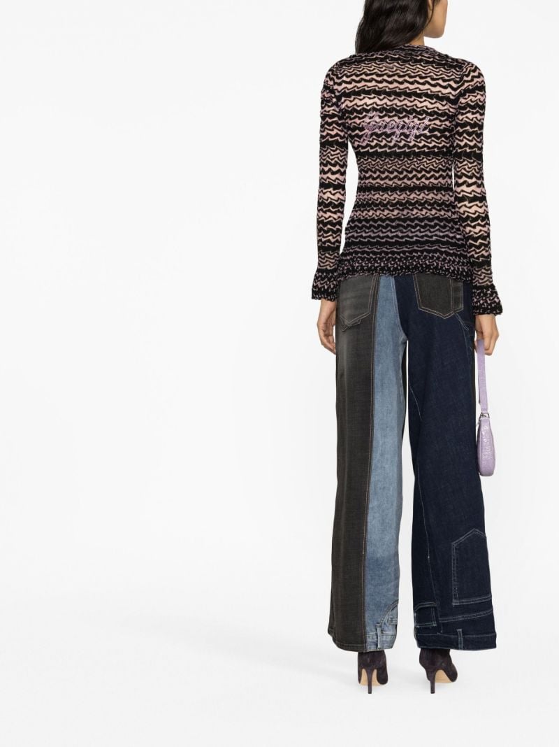 Pink Long Sleeve Knitted Cardigan