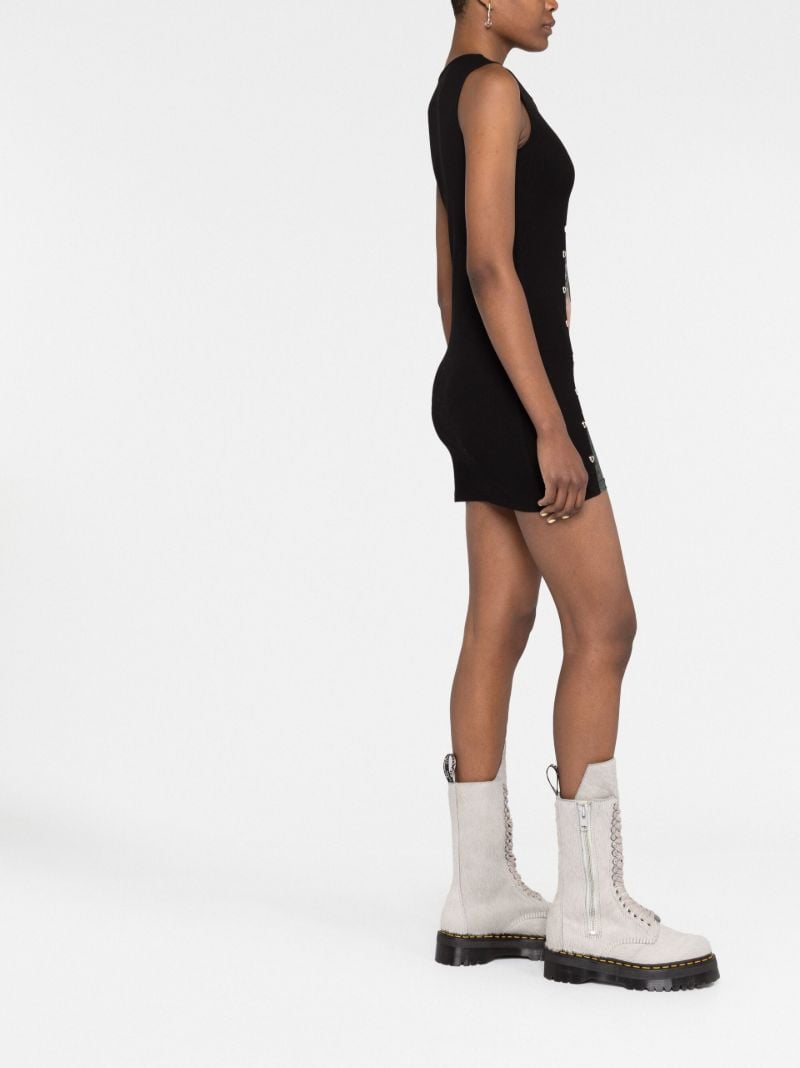Black Terrarium Tulle Mini Dress