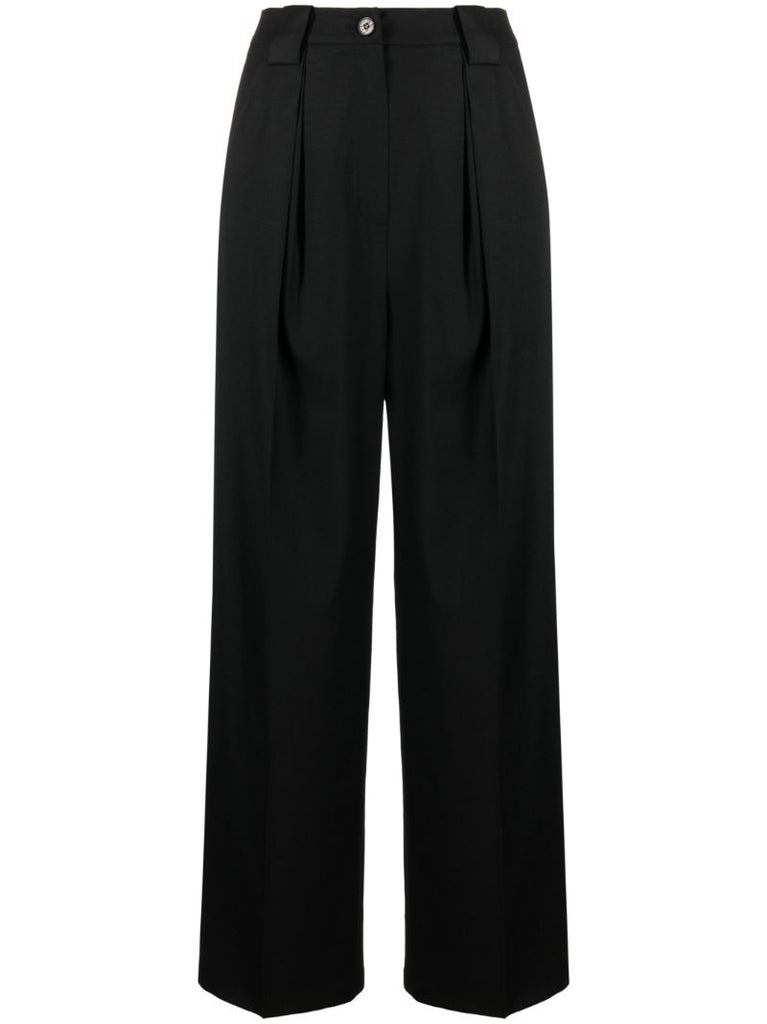 Black Wide-leg Trousers