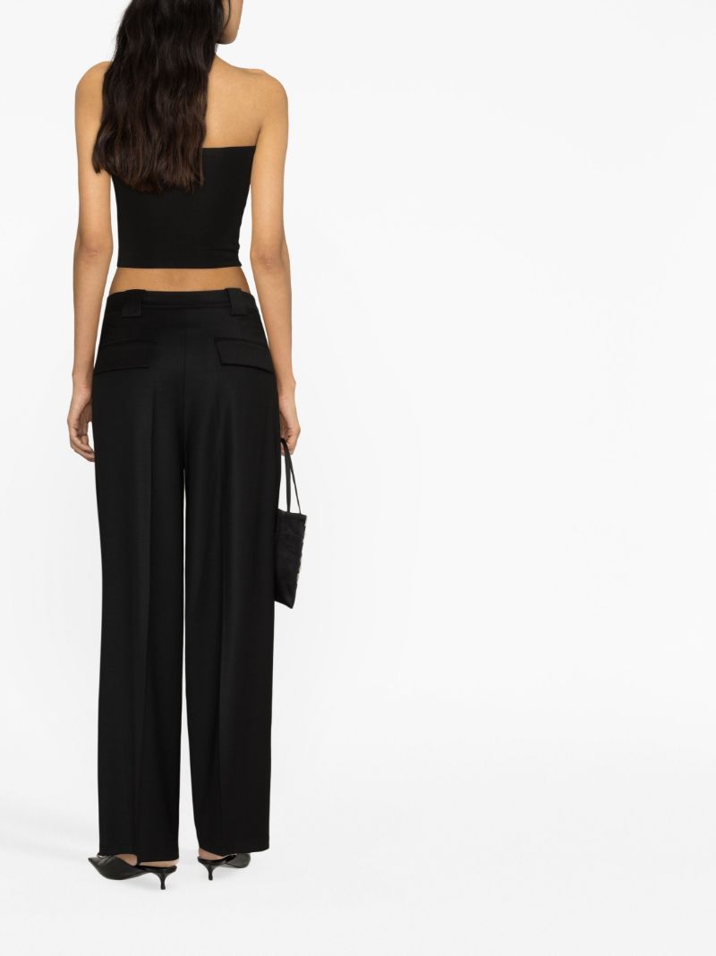 Black Wide-leg Trousers